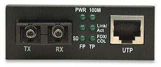 Convertitore RJ45 - FIBRA SC Fast Ethernet
