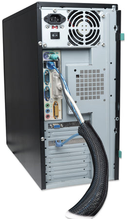 Canalina Avvolgente per Cavo Nera