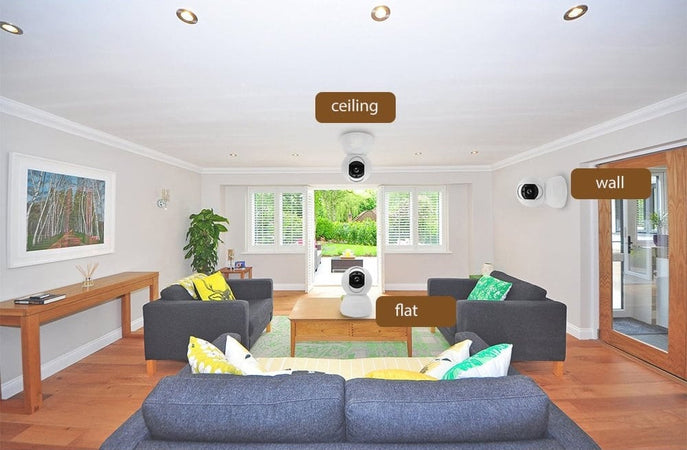 Telecamera WiFi Smart da interno PTZ HD 360°, R4040