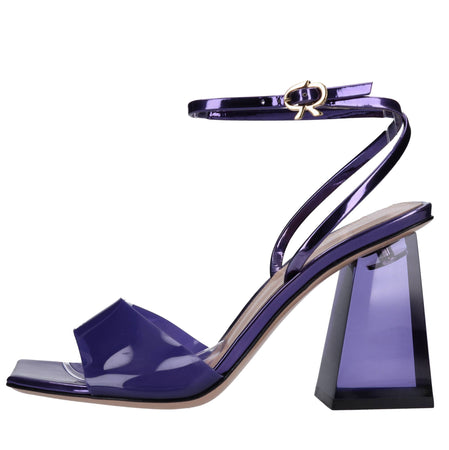 Gianvito Rossi Sandali Viola da donna
