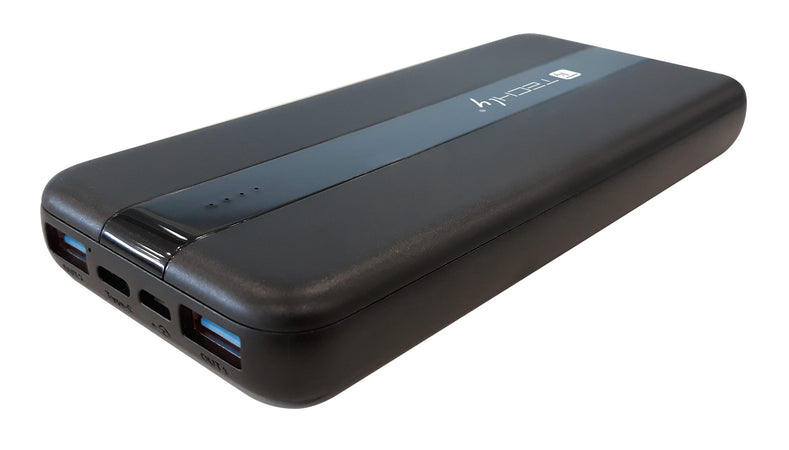 Power Bank Smartphone 10000 mAh 20W USB-C&trade 3 Porte Output con Cavo