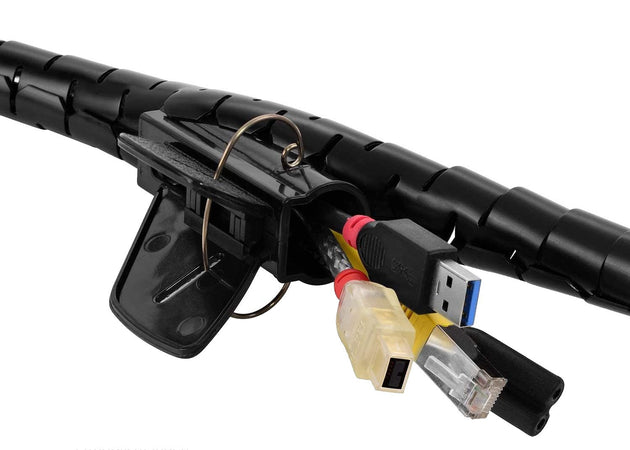 Guaina Raccogli Cavi ø 25mm Lunghezza 2,5 m con Inseritore