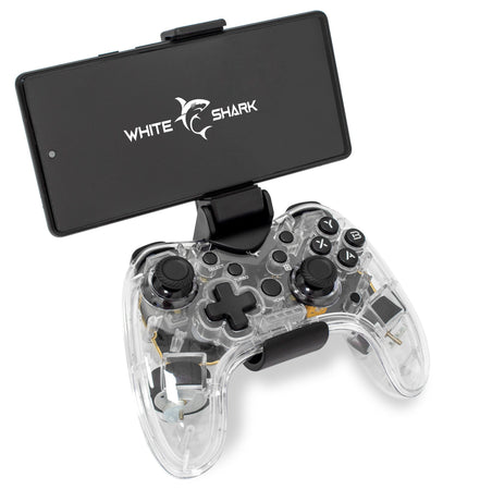 Joypad Controller di Gioco con Retroilluminazione LED e Doppia Vibrazione USB-C&trade e Bluetooth
