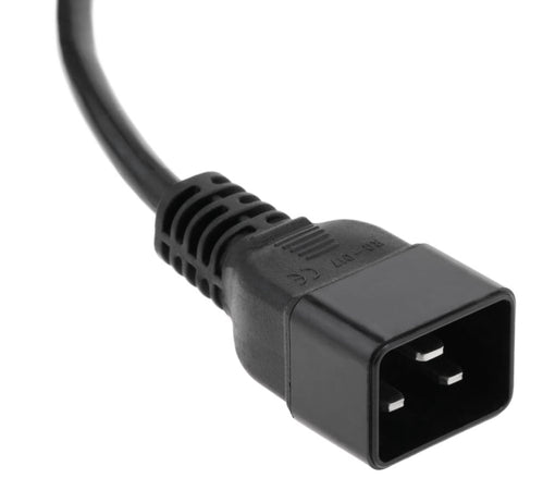 Cavo Prolunga di Alimentazione C19 F a C20 M 2,0 mt nero