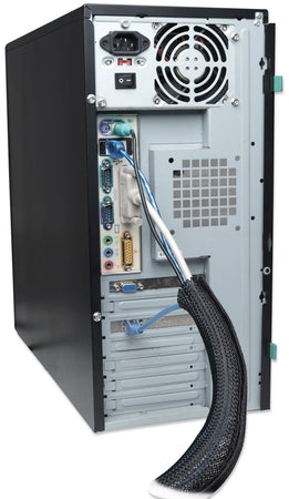 Canalina Avvolgente per Cavo Nera