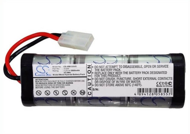 Batteria aspirapolvere NI-MH 7,2V-3600MAH