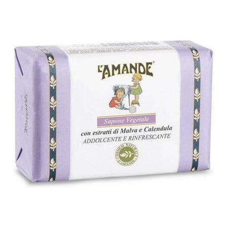 Detergente L'Amande Sapone vegetale malva e calendula 200 Gr