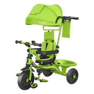 Triciclo Globo 05566 VITAMINA G Evolution 5 in 1 con parasole Verde