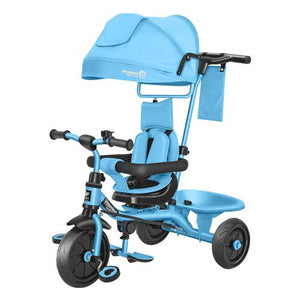 Triciclo Globo 05564 VITAMINA G Evolution 5 in 1 con parasole Azzurro