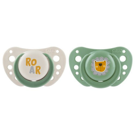 Succhietto Chicco 00075031310000 PHYSIOFORMA AIR 2-6m Bianco e Verde