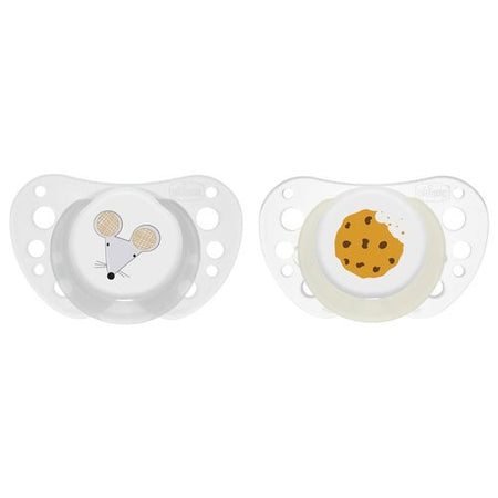 Succhietto Chicco 00075035440000 PHYSIOFORMA AIR 16-36m Bianco e Grigi