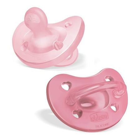 Gommotto Chicco 7308711 PHYSIOFORMA 2 pz Bimba Soft 6-16m Rosa e Fucsi