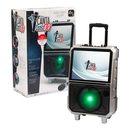 Karaoke Giochi Preziosi CTC27000 CANTA TU Trolley con Microfono Wirele