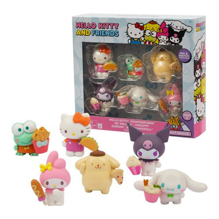 Set personaggi 6 pz con accessori HELLO KITTY Giochi Preziosi HKT11000