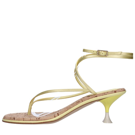 3JUIN Sandali Giallo da donna