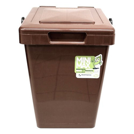 Pattumiera Mattiussi Ecologia A11159 MINIMAX Marrone