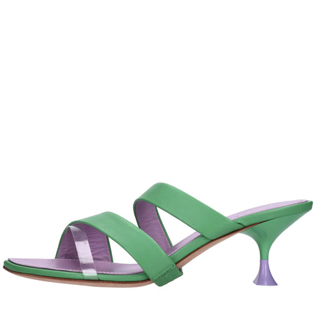 3JUIN Sandali Verde da donna