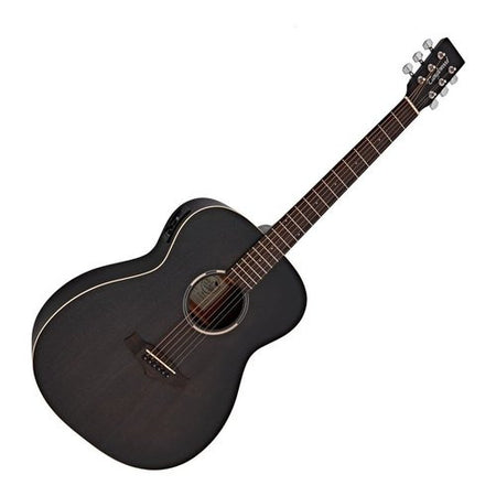 Chitarra acustica Tanglewood TWBB OE BLACKBIRD Smokestack Black Satin