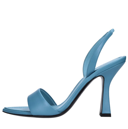 3JUIN Sandali Azzurro da donna