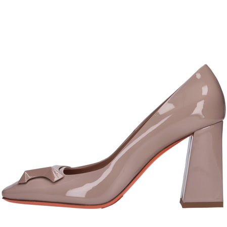 Santoni Scarpe con Tacco Beige da donna