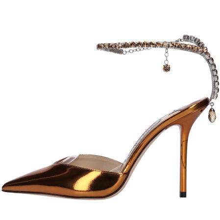Jimmy Choo Scarpe con Tacco Arancio da donna