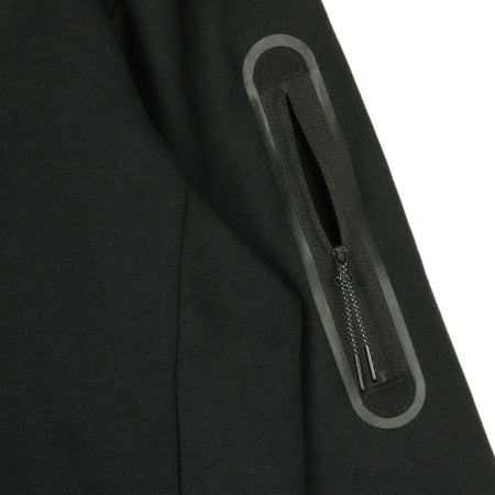 Nike Felpa Leggera Girocollo Uomo Sportswear Tech Fleece Black/black da uomo