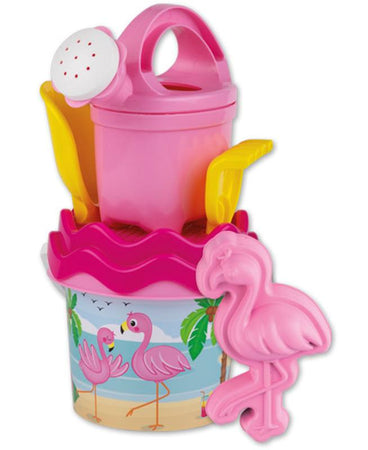 CONF. MARE DIAM. 13 cm DECORO FENICOTTERO - Cm.13x13x29 (rete)