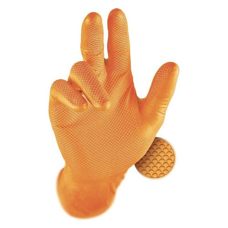 Guanti monouso Issaline 246OR M GRIPPAZ Arancio