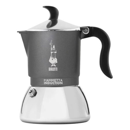 Caffettiera Bialetti 0007145 FIAMMETTA Grigio e Cromo