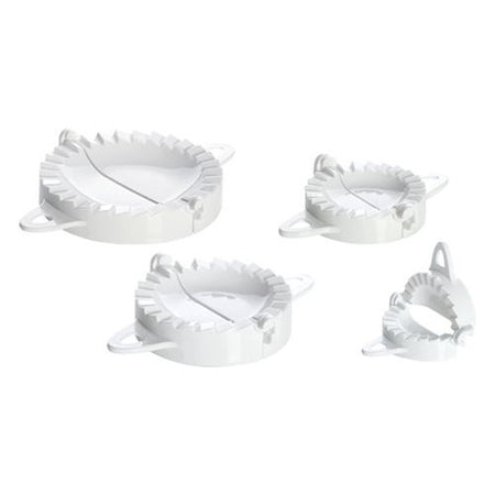Taglia pasta Tescoma 630880 DELICIA Set 4 forme per ravioli Bianco