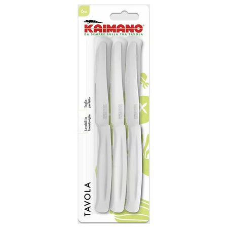 Set coltelli Kaimano 1023390 DINAMIK Punta dentata Bianco