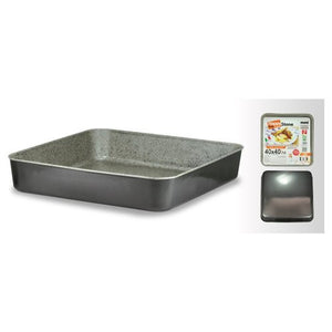 Teglia Mamù HAPSTTEGATXX4040H HAPPY STONE alta Grigio pietra