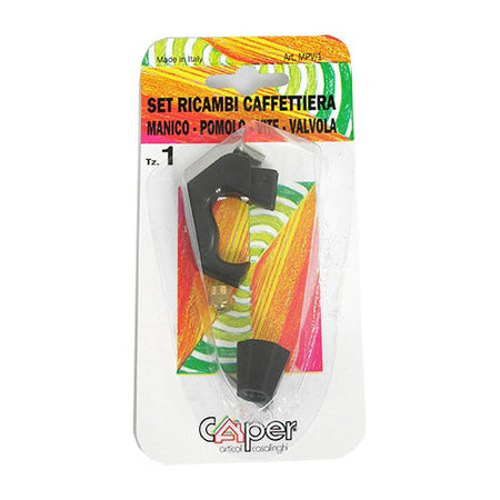 Manico e pomolo caffettiera Caper Art MPV 1 Nero