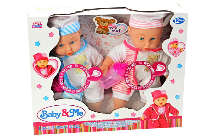 Baby e Me bebe' gemelli con voce Kidz Corner