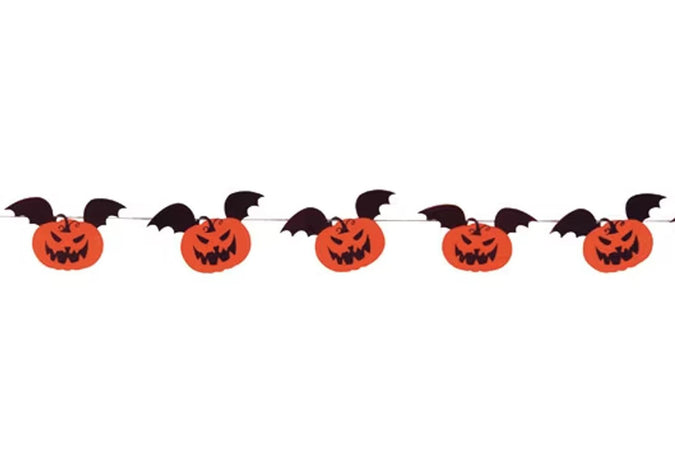 Festone Pipistrello e Zucca in eva
