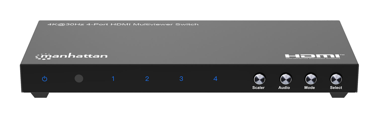 Switch Multiviewer HDMI 4K@30Hz 4x1 Nero