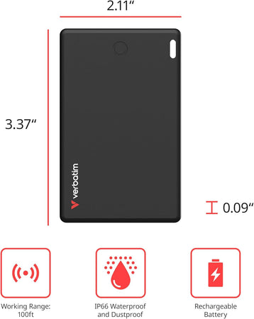 My Finder Cercatore Personale Tracker BT Nero