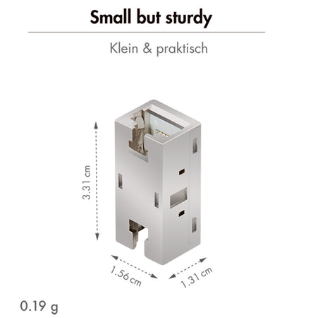 Accoppiatore Cat.6A 10G RJ45 STP