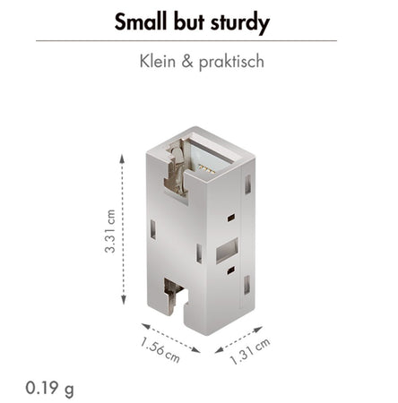 Accoppiatore Cat.6A 10G RJ45 STP