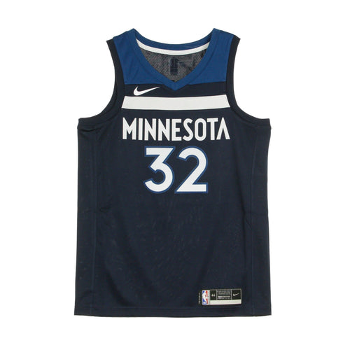 NIKE NBA Canotta Basket Uomo Nba Swingman Jersey Icon Edition 2020 No 32 Karl-anthony Towns Mintim College Navy da uomo