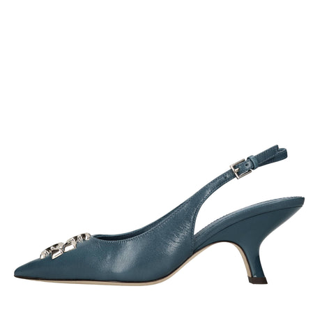 Tory Burch Scarpe con Tacco Blu da donna