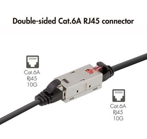 Accoppiatore Cat.6A 10G RJ45 STP