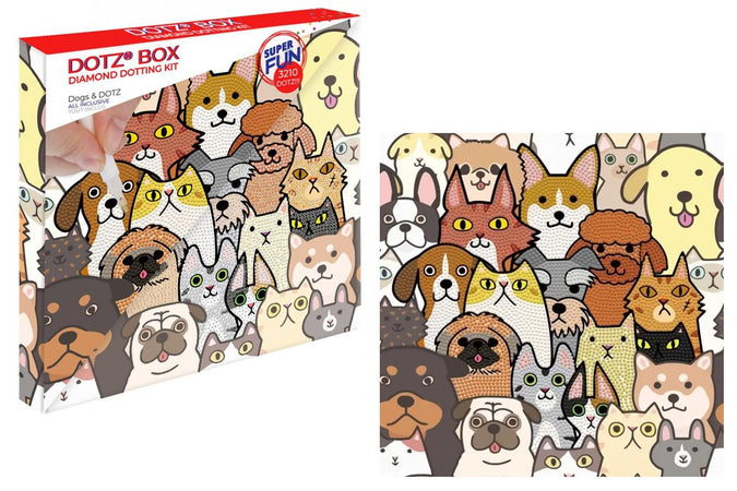 Diamond Dotz Box Clan di Cani 28x28