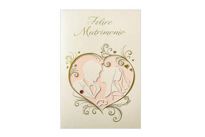 Biglietto auguri felice matrimonio cf.12