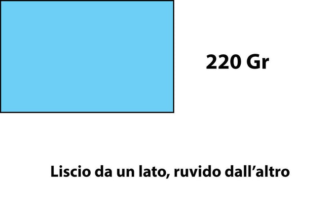 Cartacrea Elle Erre Celeste 35x50 cm 10 pezzi