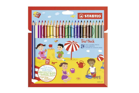 Pastelli colorati Trio Thick 24 pz