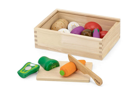 Verdura Tagliabile con velcro, in legno