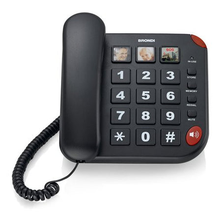 Telefono fisso Brondi BRAVO 15 Black