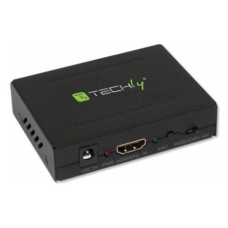 Convertitore audio Techly IDATA HDMI EA Estrattore Audio Hdmi Black