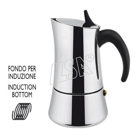 Caffettiera Ilsa 00880060ICC ELLY Cromo lucido